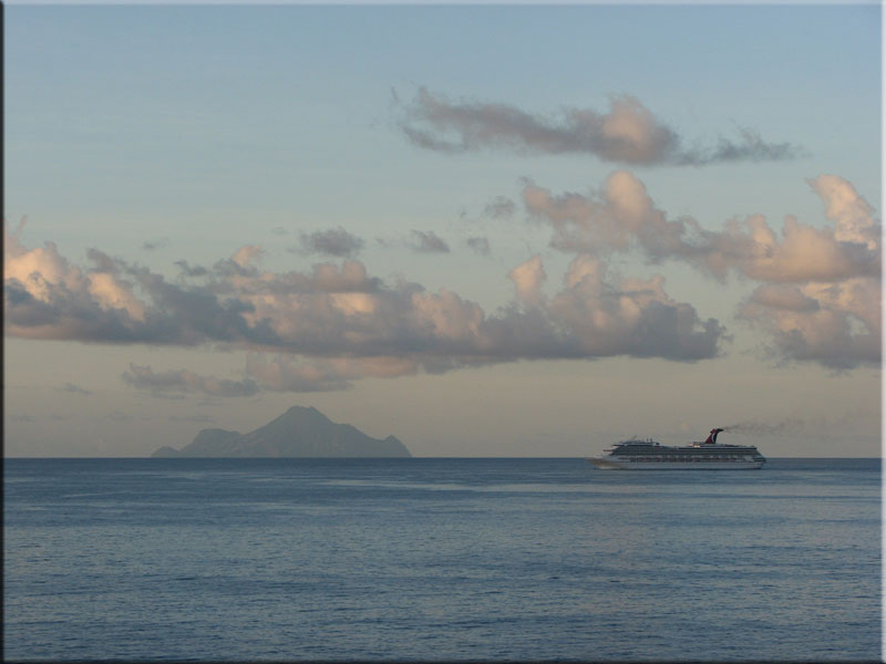 Saba at sunrise