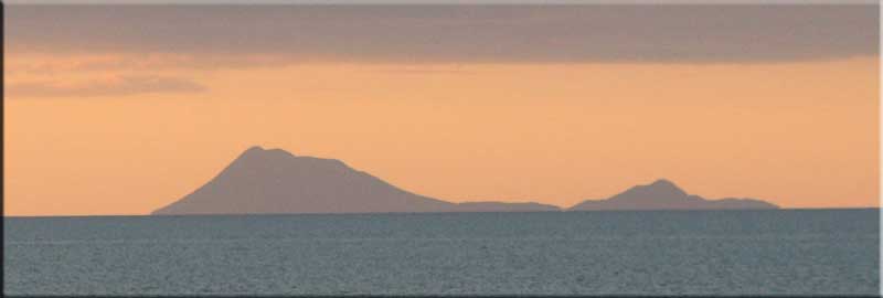 Statia on a clear morning